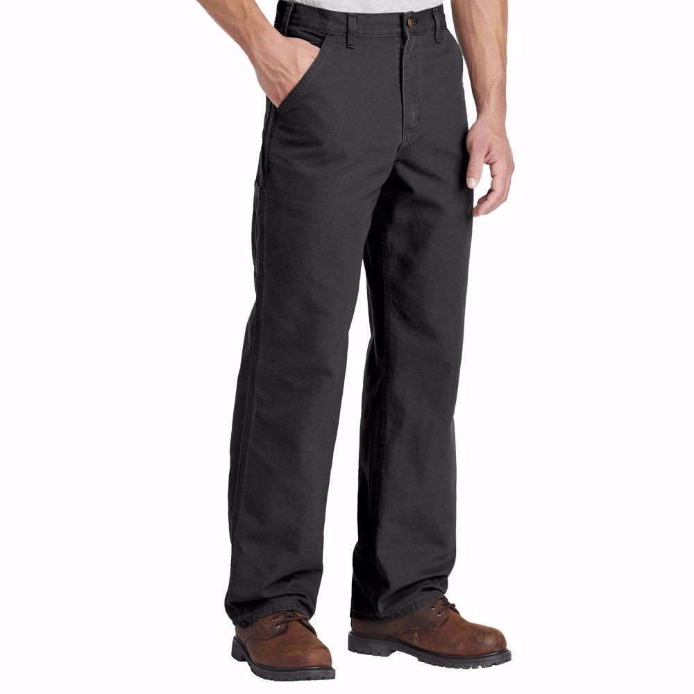 Picture of Carhartt Washed-Duck Work Pants - Men's Black