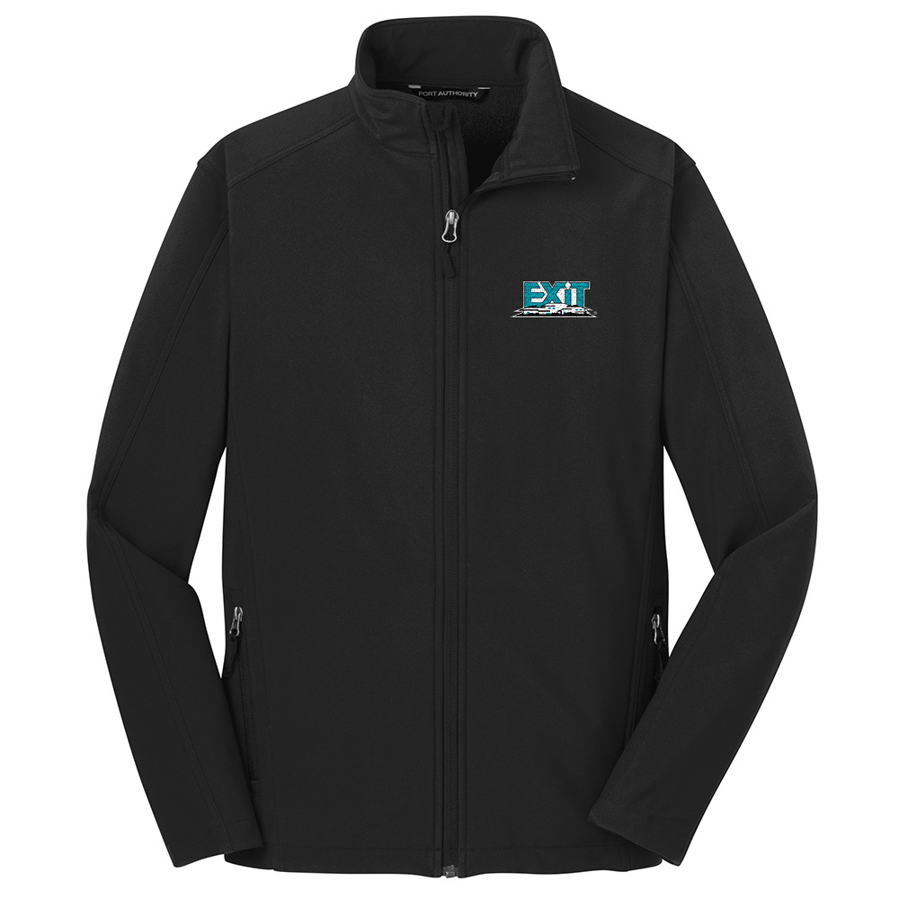 Picture of EXIT Realty Corp Port Authority Core Soft Shell Jacket - Men's  Black 