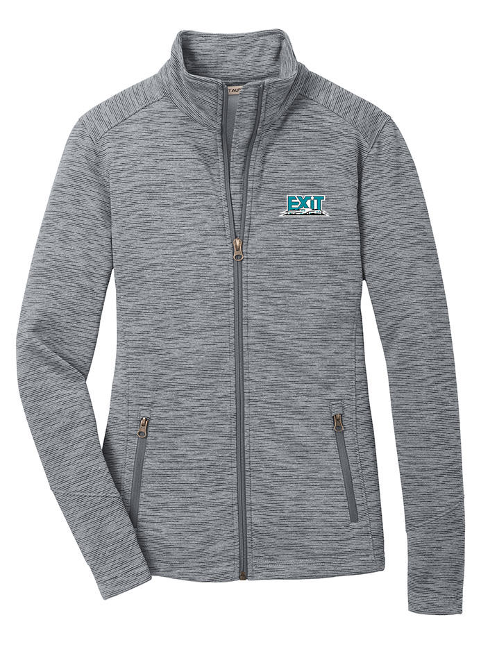 Picture of EXIT Realty Corp Port Authority DS Fleece Jacket - Women's  Gray