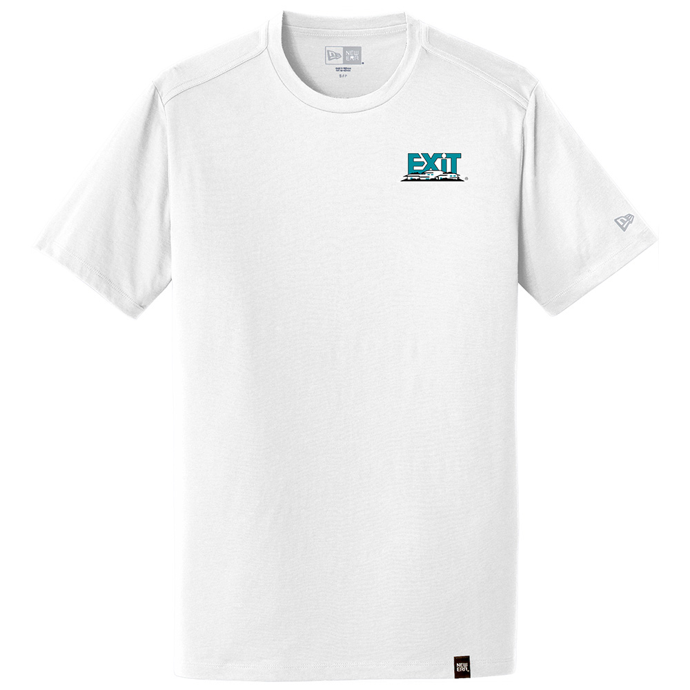 Picture of Heat Transfer - Exit Realty Corp New Era® Men's Heritage Blend Crew Tee - Men's White