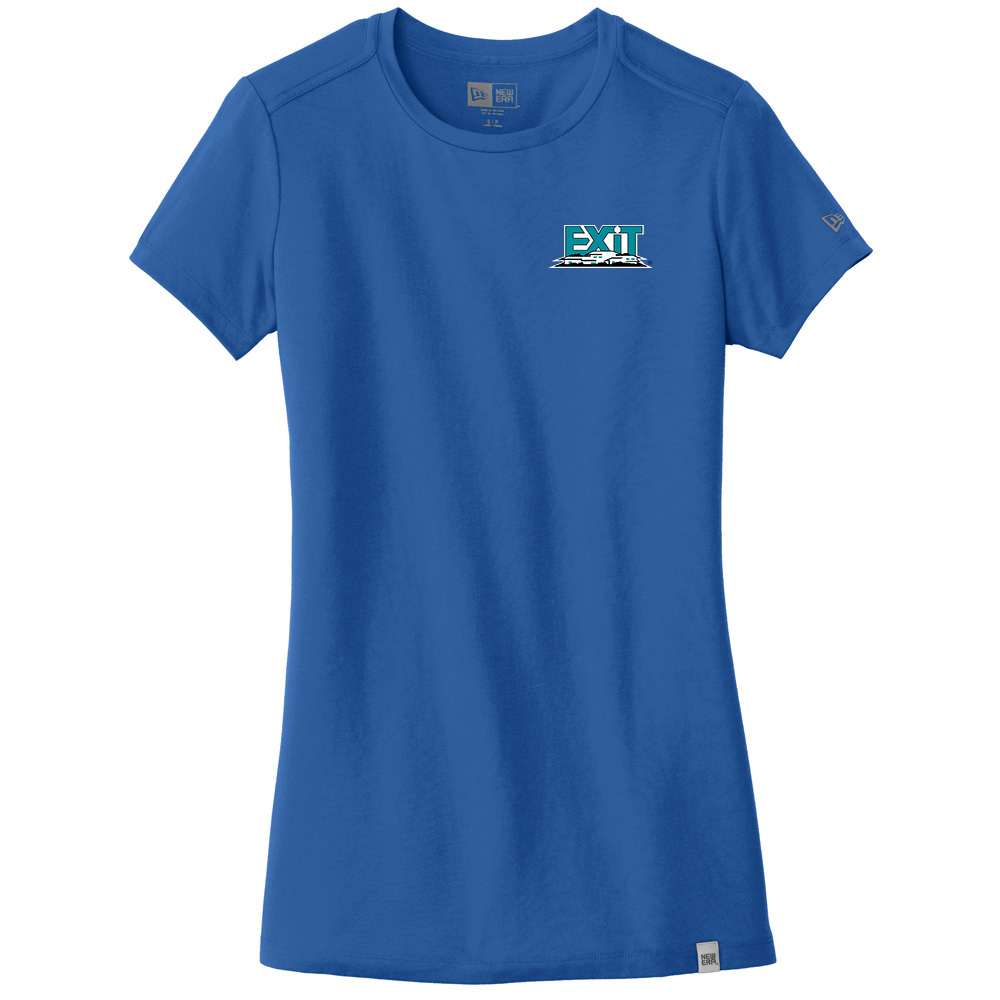 Picture of Heat Transfer - EXIT Realty Corp New Era® Ladies Heritage Blend Crew Tee - Women's Blue