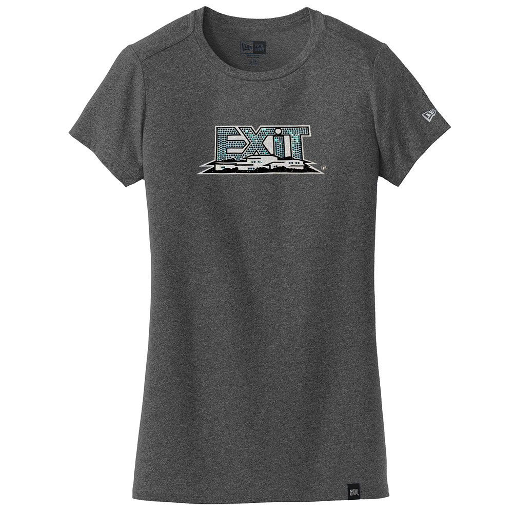 Picture of EXIT Realty Corp New Era® Ladies Heritage Blend Crew Tee - Women's Charcoal