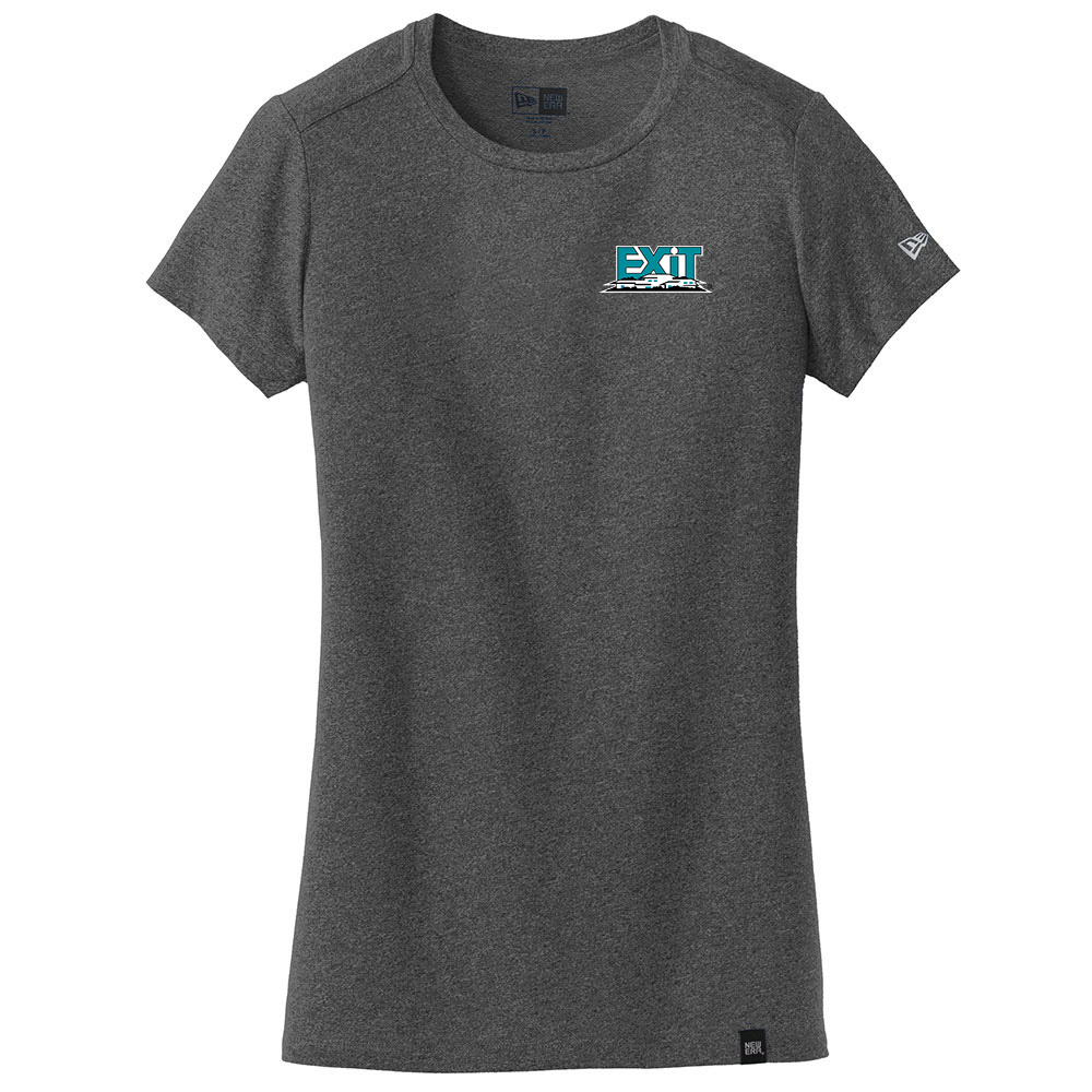 Picture of Heat Transfer - EXIT Realty Corp New Era® Ladies Heritage Blend Crew Tee - Women's Charcoal
