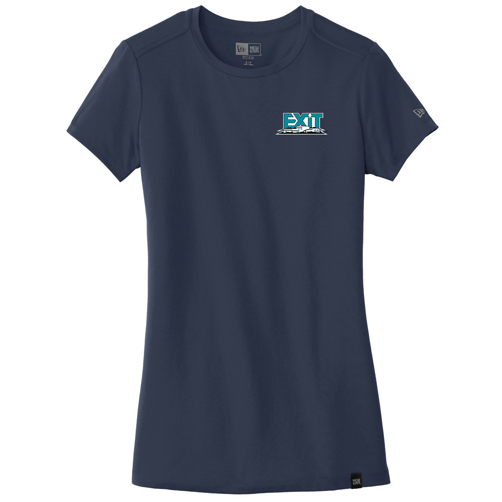 Picture of Heat Transfer - EXIT Realty Corp New Era® Ladies Heritage Blend Crew Tee - Women's Navy