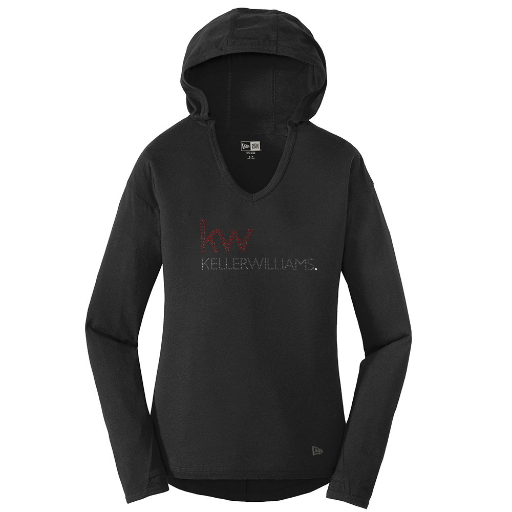 Picture of Keller Williams Realty Bling New Era® Tri-Blend Pullover Hoodie - Women's Black