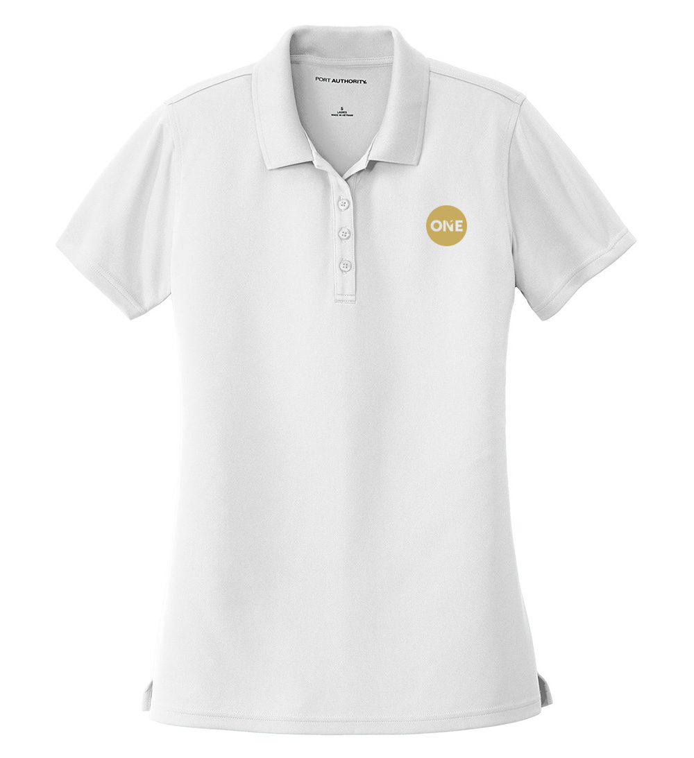 Picture of Realty One Group Moisture Wicking Polo - Women's  White 