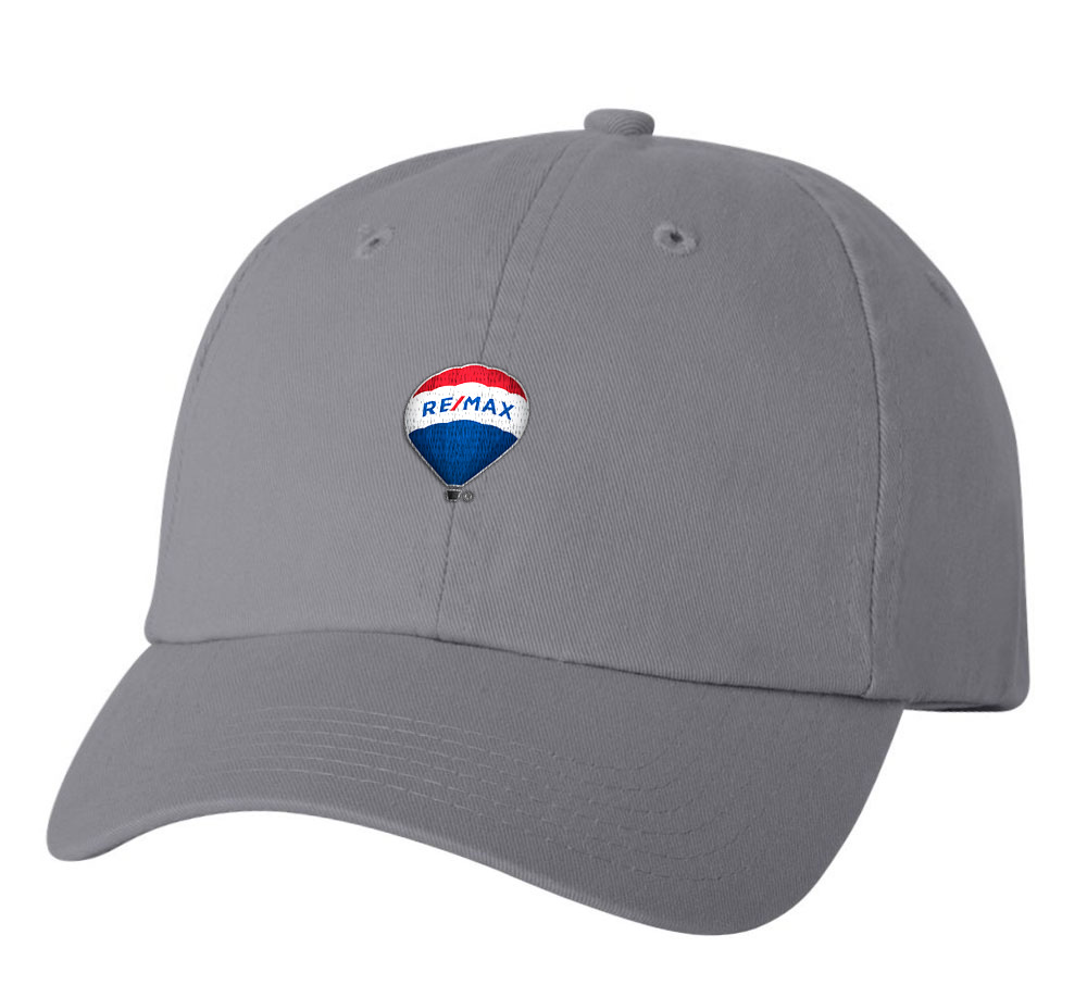 Picture of RE/MAX Classic Twill Hat - Adult One Size Gray