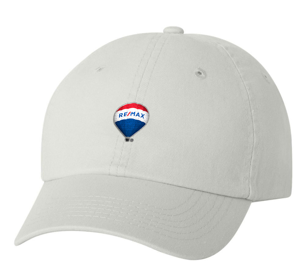 Picture of RE/MAX Classic Twill Hat - Adult One Size White