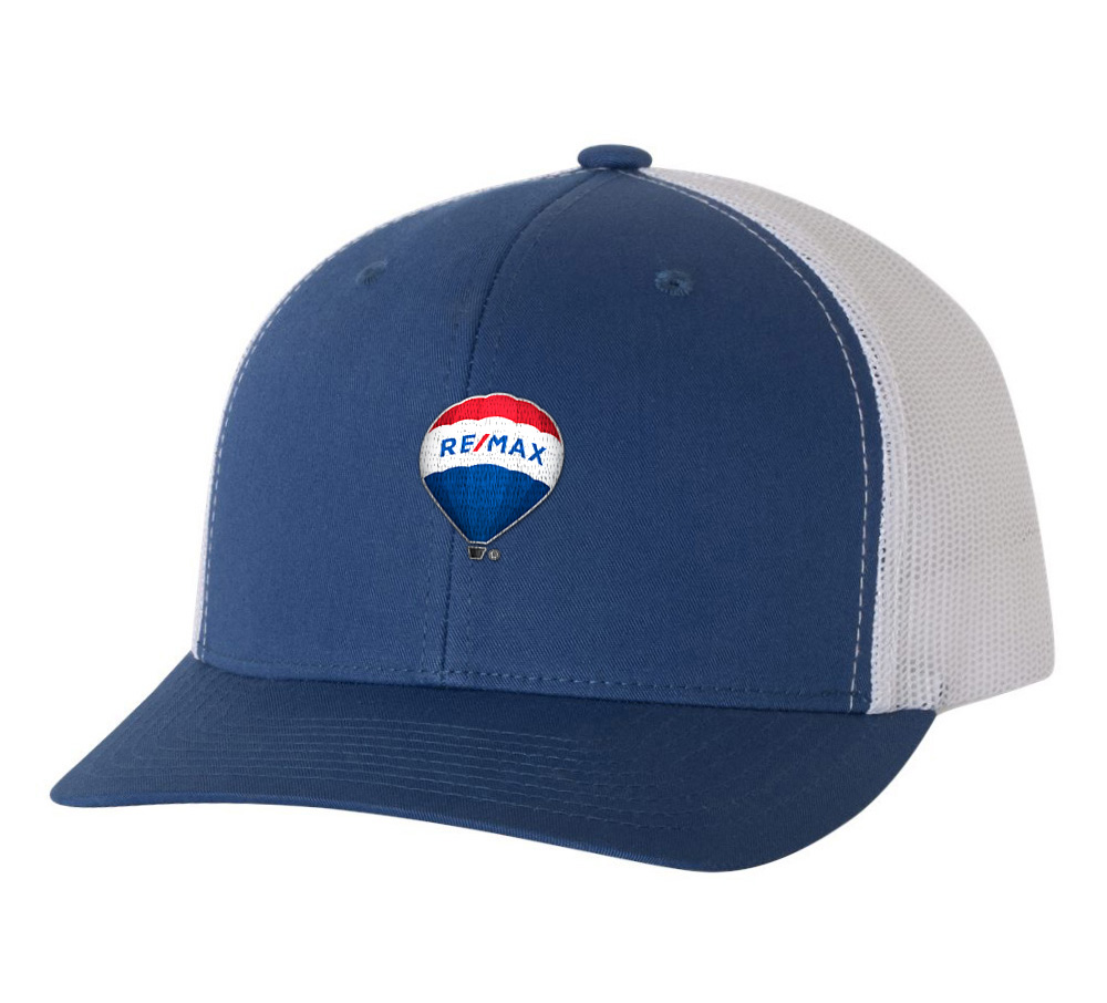 Picture of RE/MAX Retro Trucker Hat - Adult One Size Royal Blue-White