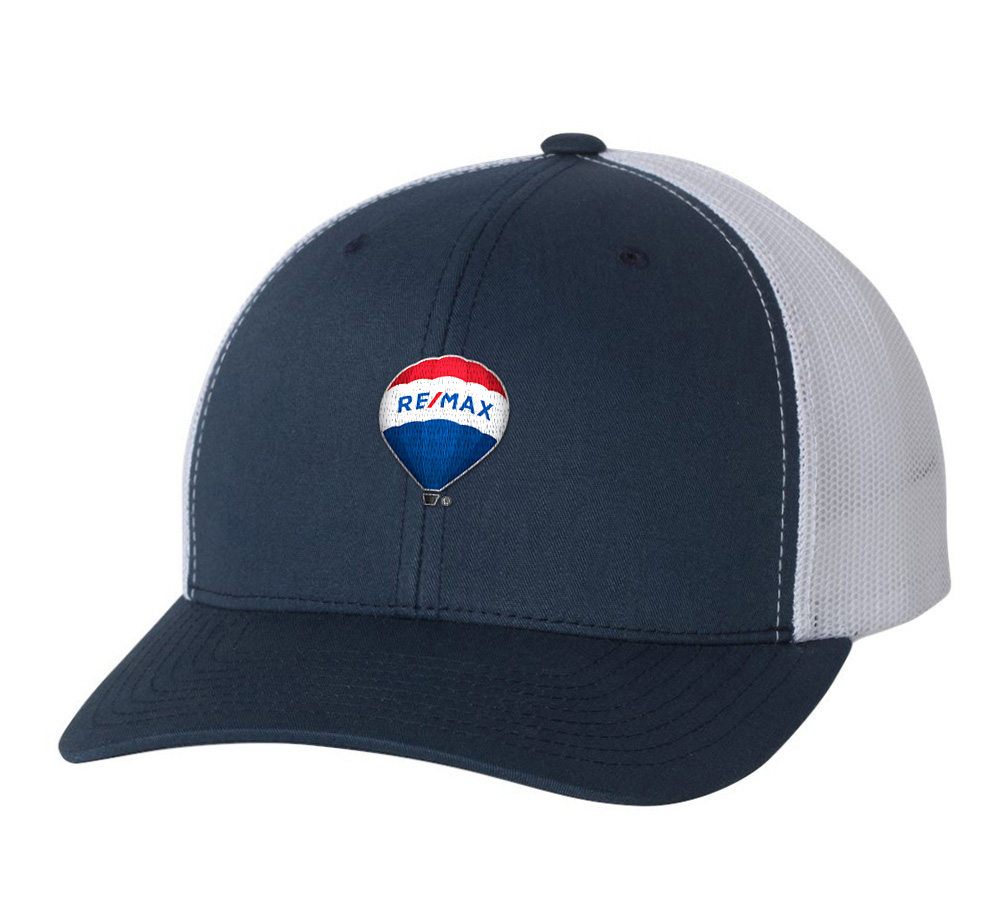 Picture of RE/MAX Retro Trucker Hat - Adult One Size Navy-White