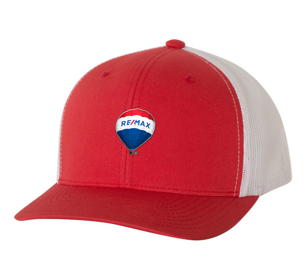 Picture of RE/MAX Retro Trucker Hat - Adult One Size Red-White