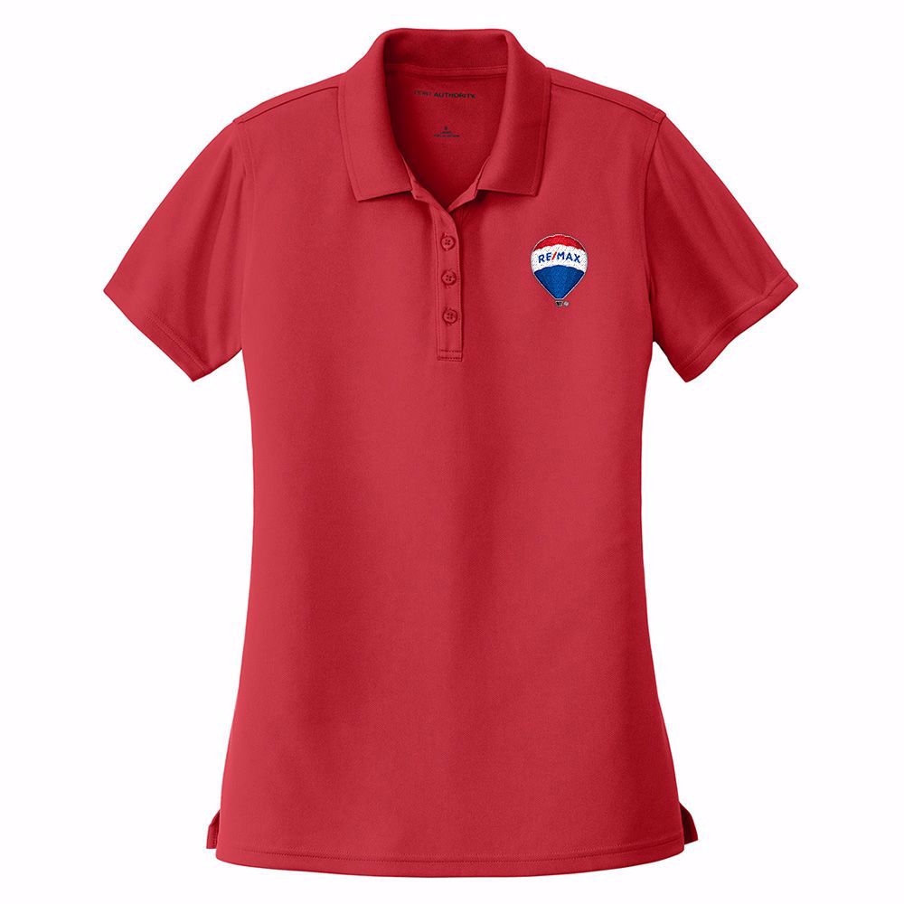 Picture of RE/MAX Moisture Wicking Micro Mesh Polo - Women's  Red