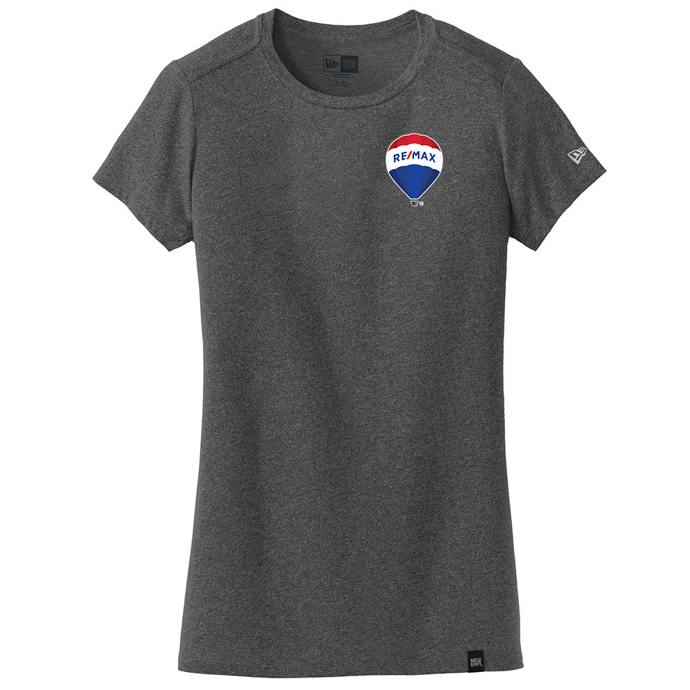 Picture of Heat Transfer - RE/MAX New Era® Ladies Heritage Blend Crew Tee - Women's Charcoal