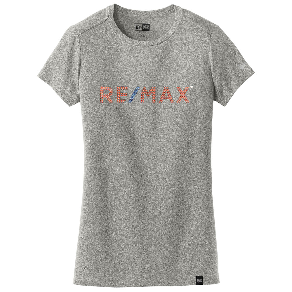 Picture of RE/MAX New Era® Ladies Heritage Blend Crew Tee - Women's Gray
