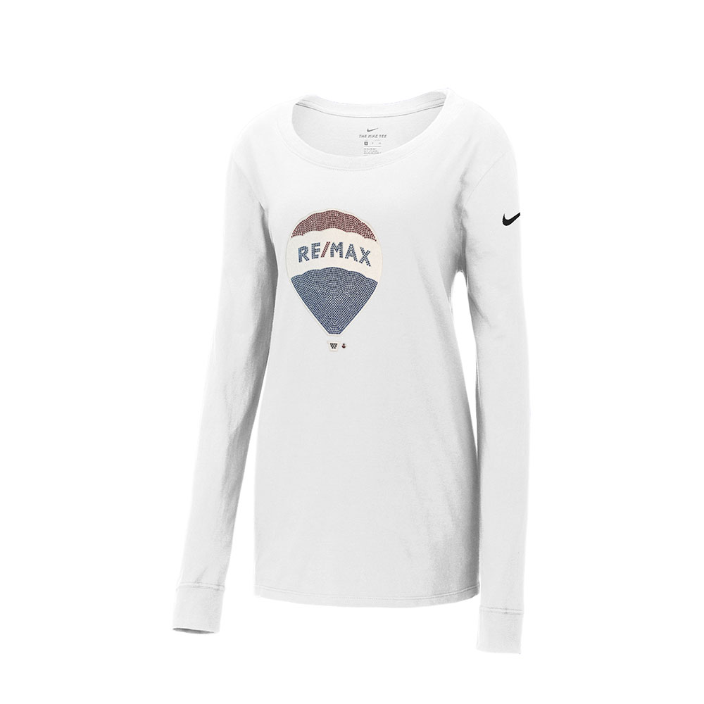 Picture of RE/MAX Nike Core Cotton Long Sleeve Tee - Women's White