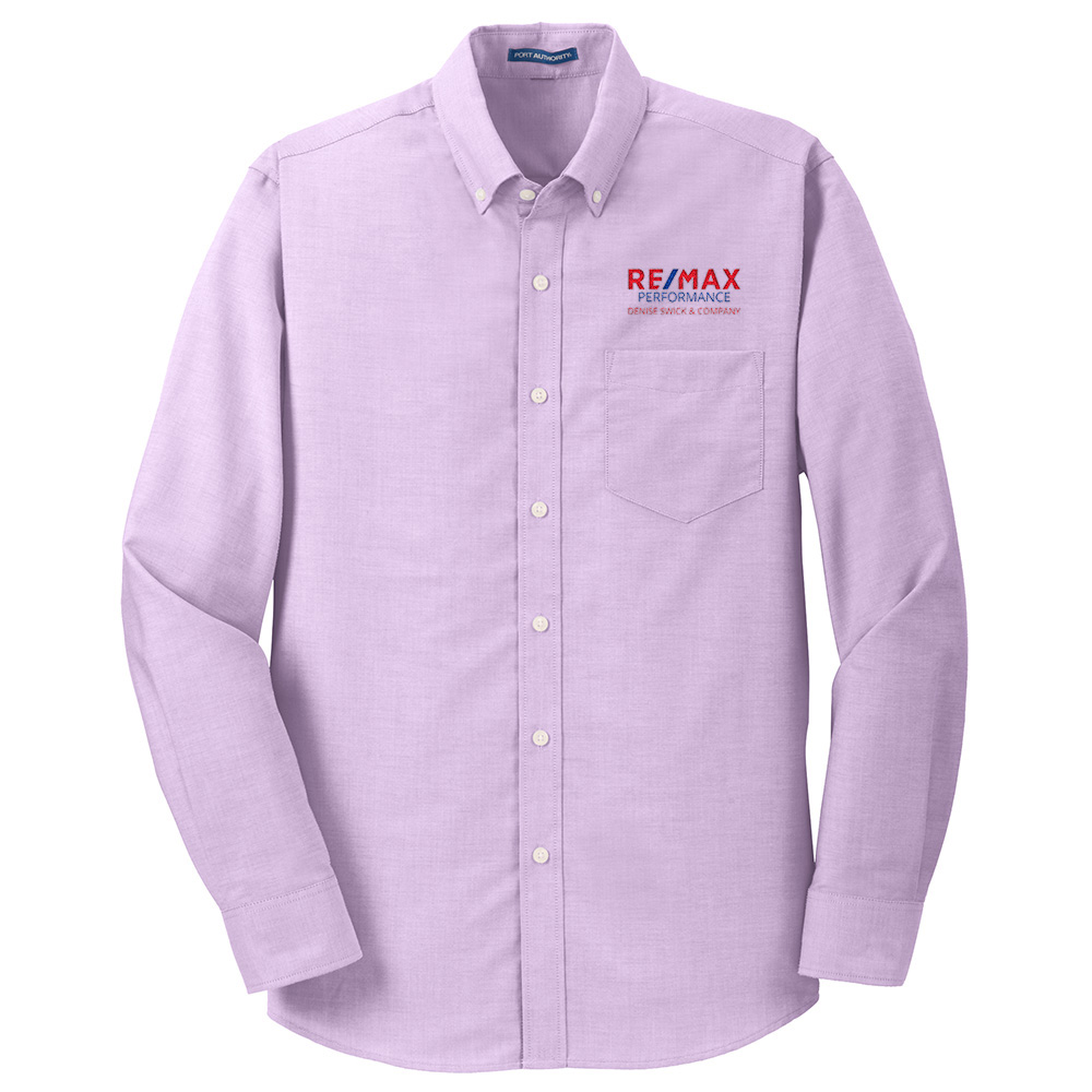 Picture of RE/MAX PERFORMANCE DENISE SWICK & CO Wrinkle Free Long Sleeve Oxford - Men's  Purple