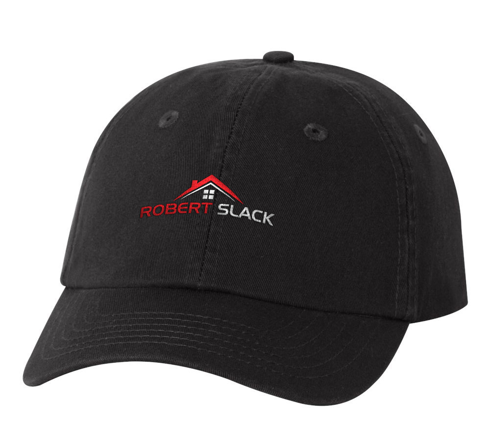 Picture of Robert Slack, LLC Classic Twill Hat - Adult One Size Black 