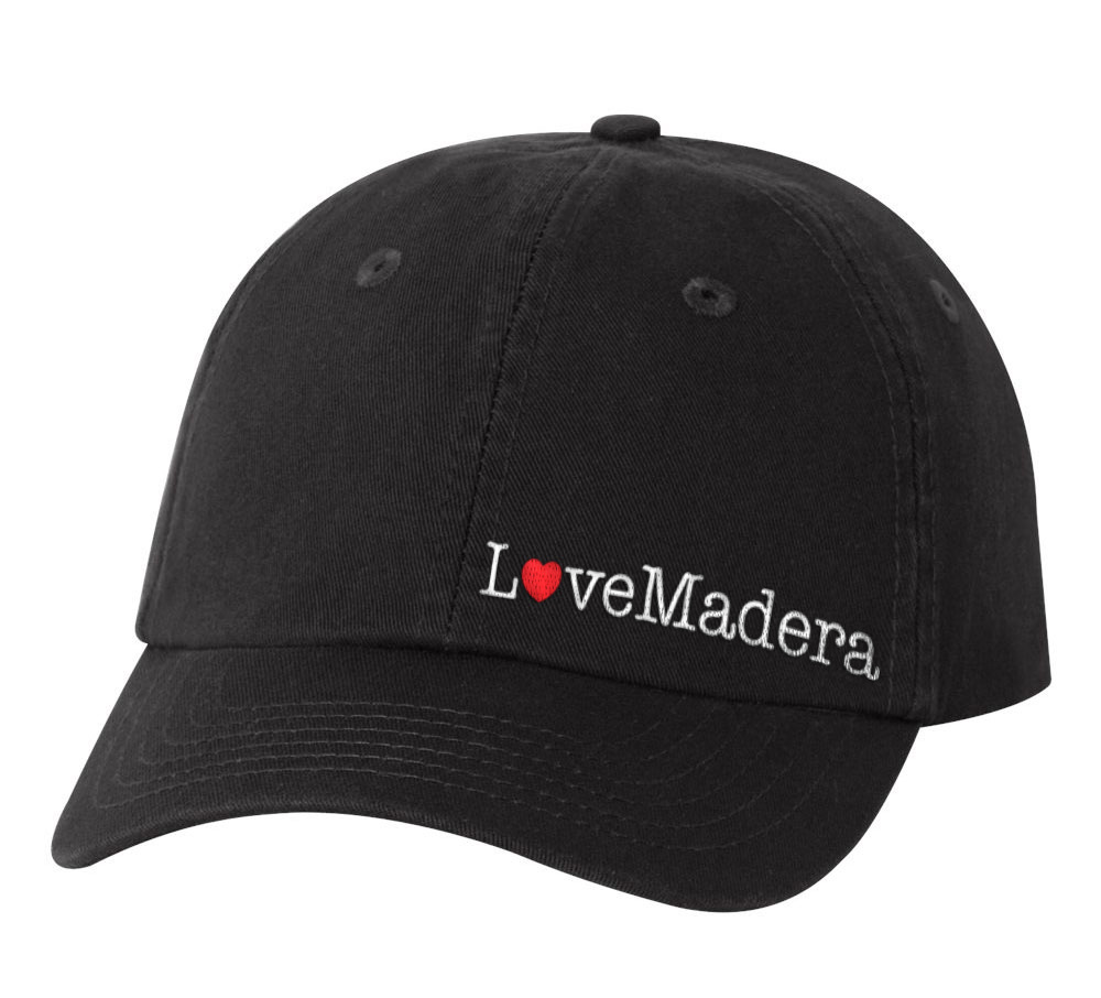 Picture of Love Our Cities Madera Classic Twill Hat - Adult One Size Black