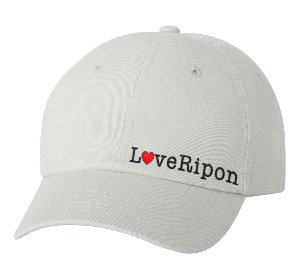 Picture of Love Our Cities Ripon Classic Twill Hat - Adult One Size White