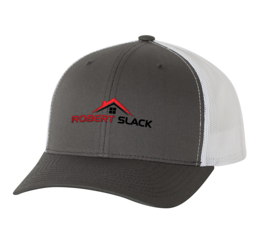 Picture of Robert Slack, LLC Retro Trucker Hat - Adult One Size Gray-White