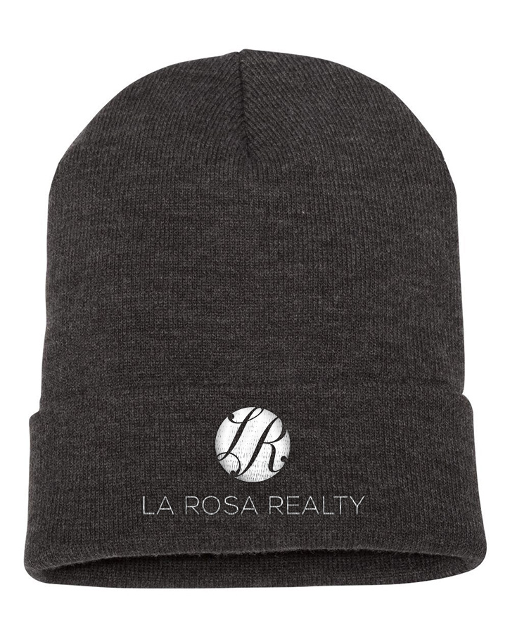 Picture of La Rosa Realty 12 Inch Cuffed Beanie - Adult One Size Charcoal