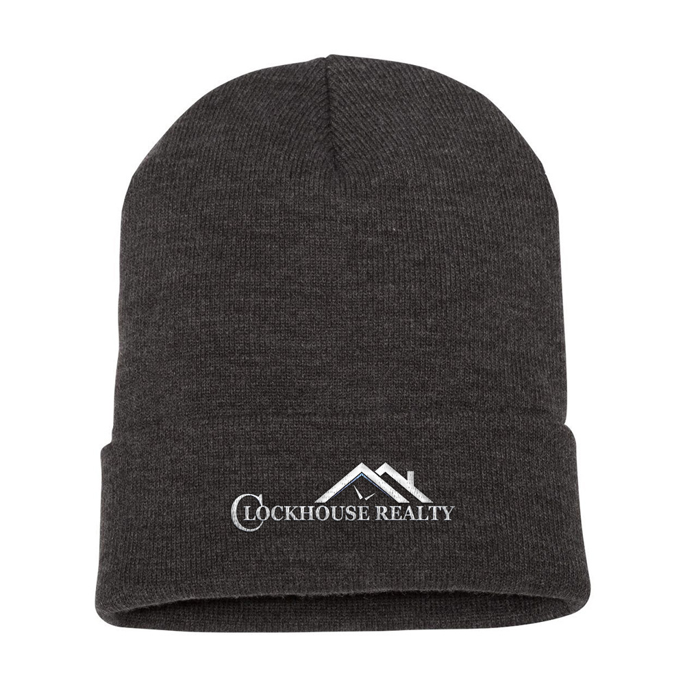 Picture of 12 Inch Cuffed Beanie - Adult One Size Charcoal