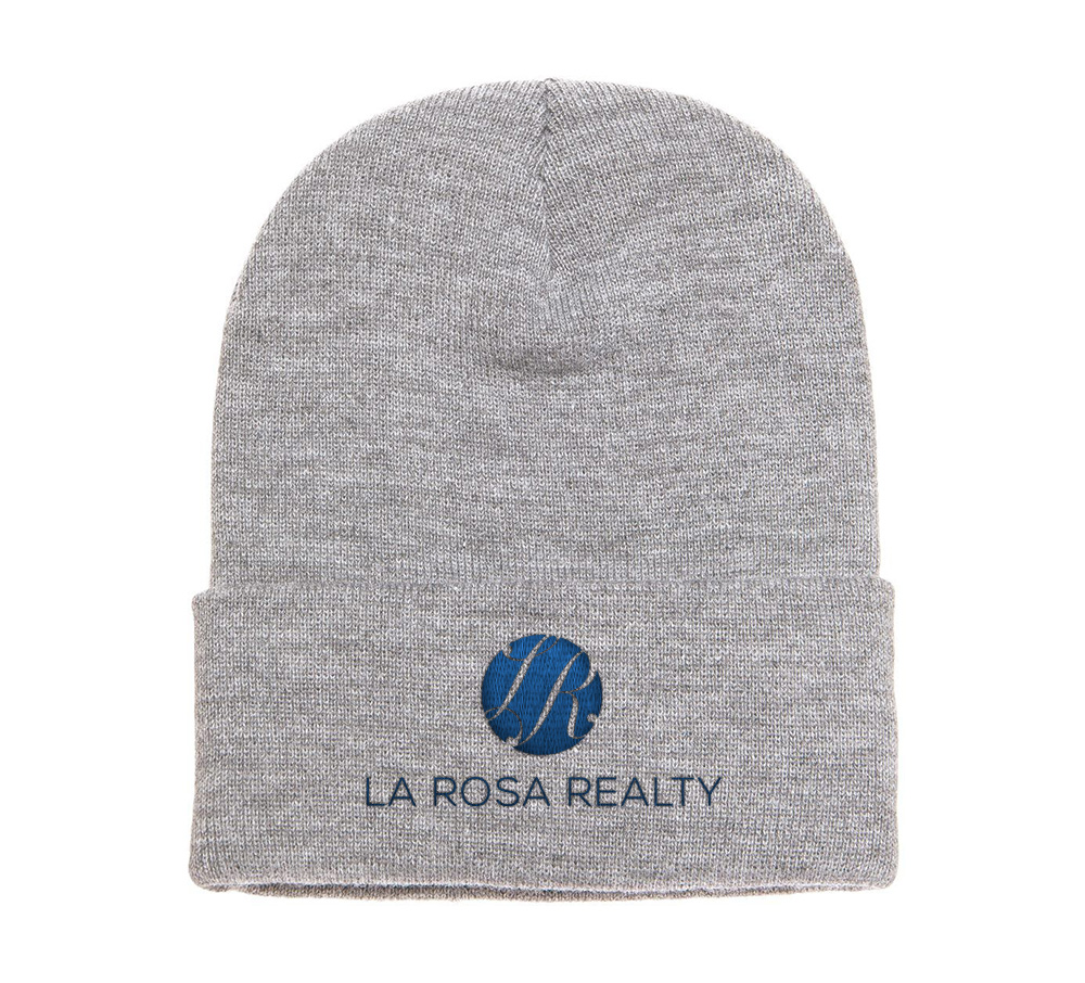 Picture of La Rosa Realty 12 Inch Cuffed Beanie - Adult One Size Heather Gray