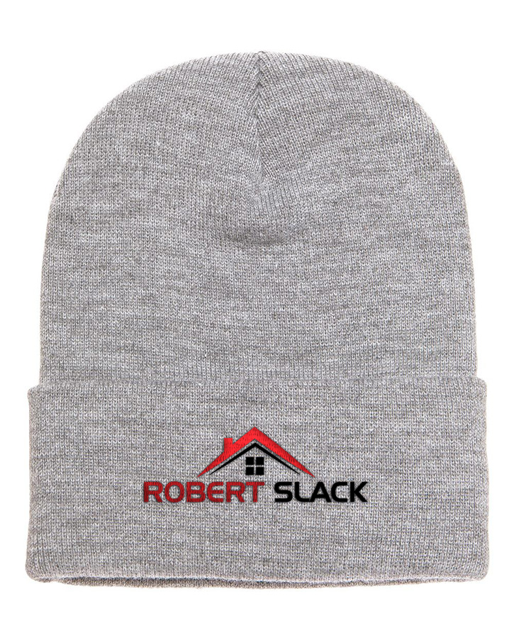 Picture of Robert Slack, LLC 12 Inch Cuffed Beanie - Adult One Size Heather Gray