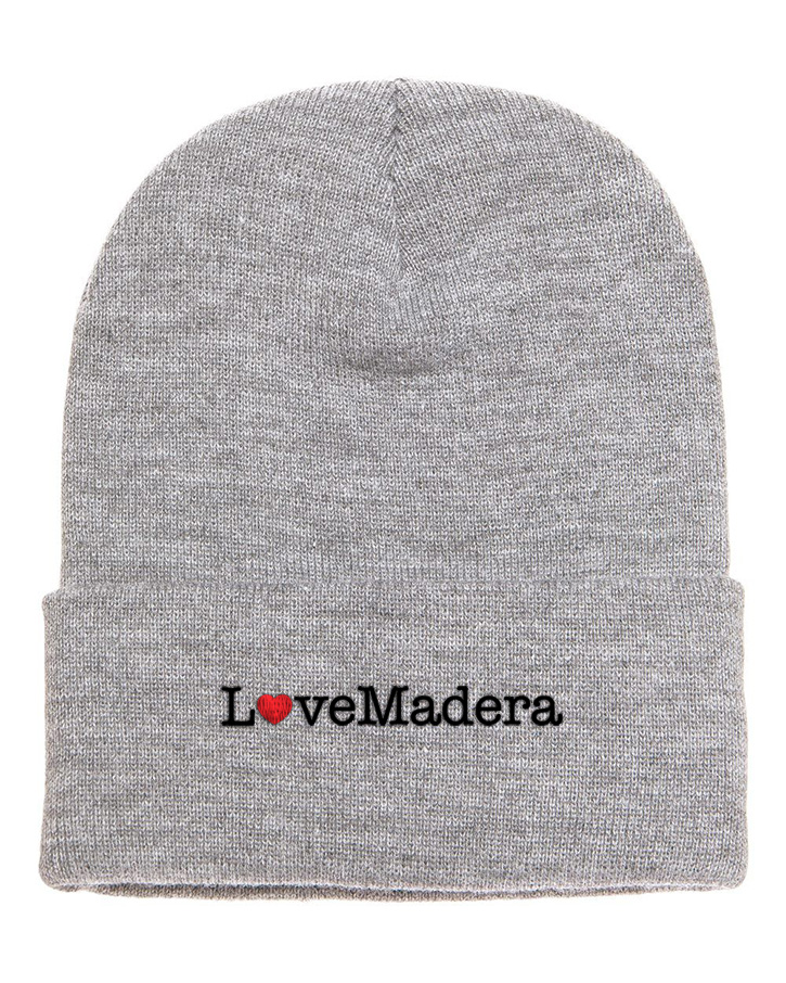 Picture of Love Our Cities Madera 12 Inch Cuffed Beanie - Adult One Size Heather Gray