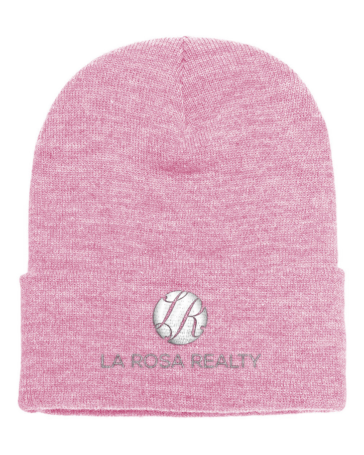 Picture of La Rosa Realty 12 Inch Cuffed Beanie - Adult One Size Pink