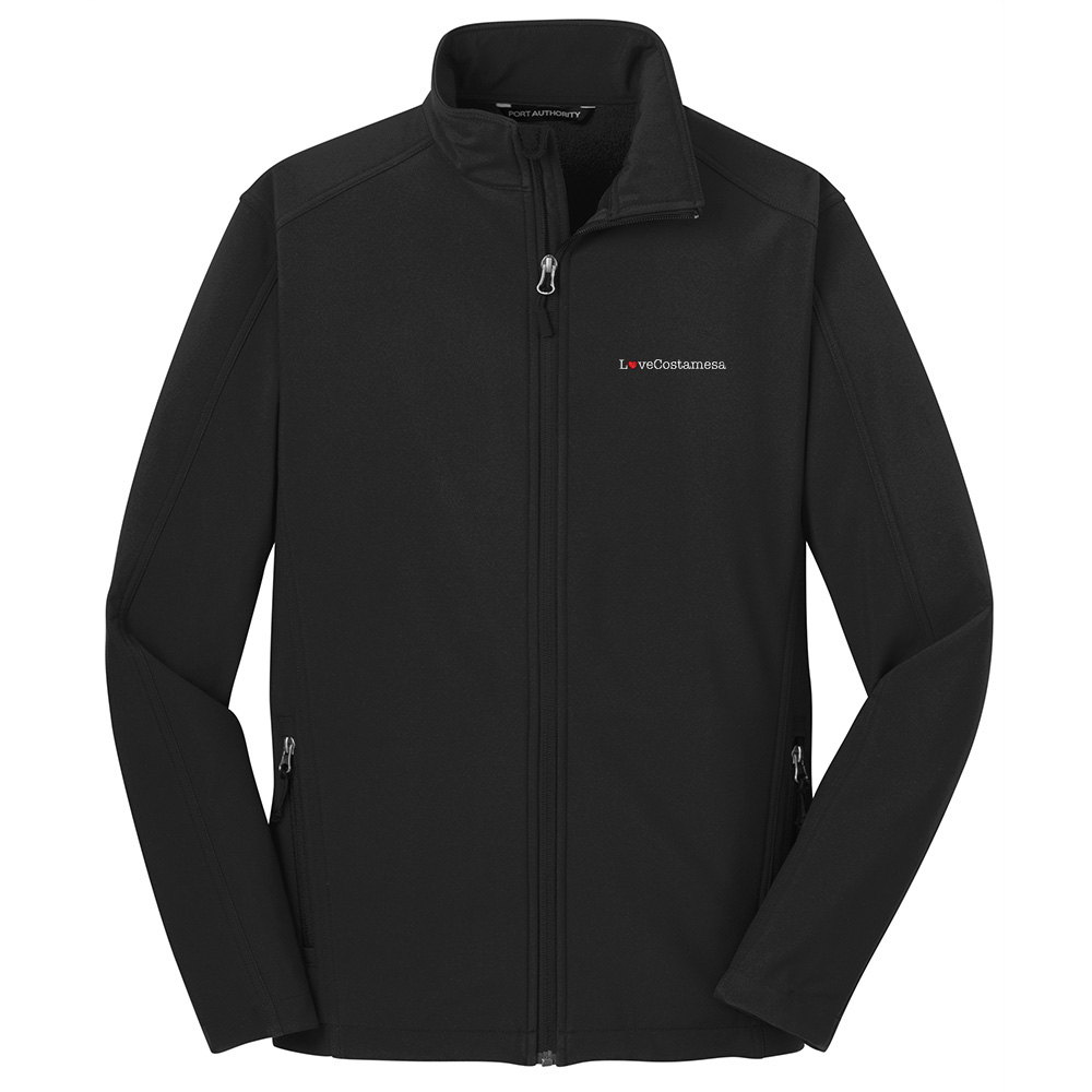 Picture of Love Our Cities Costa Mesa Port Authority Core Soft Shell Jacket - Men's  Black