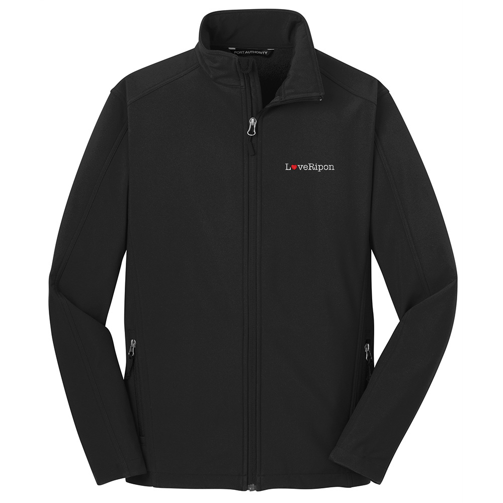 Picture of Love Our Cities Ripon Port Authority Core Soft Shell Jacket - Men's  Black