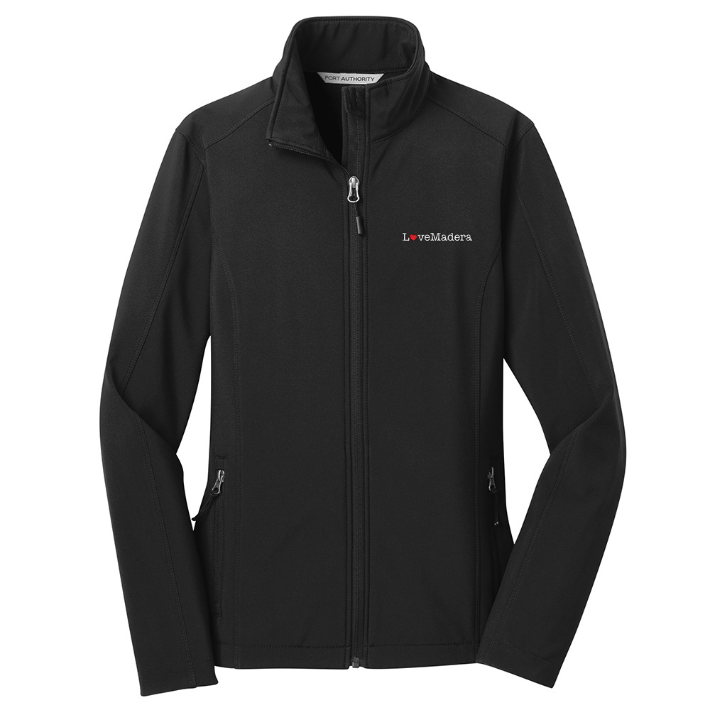 Picture of Love Our Cities Madera Port Authority Core Soft Shell Jacket - Women's  Black