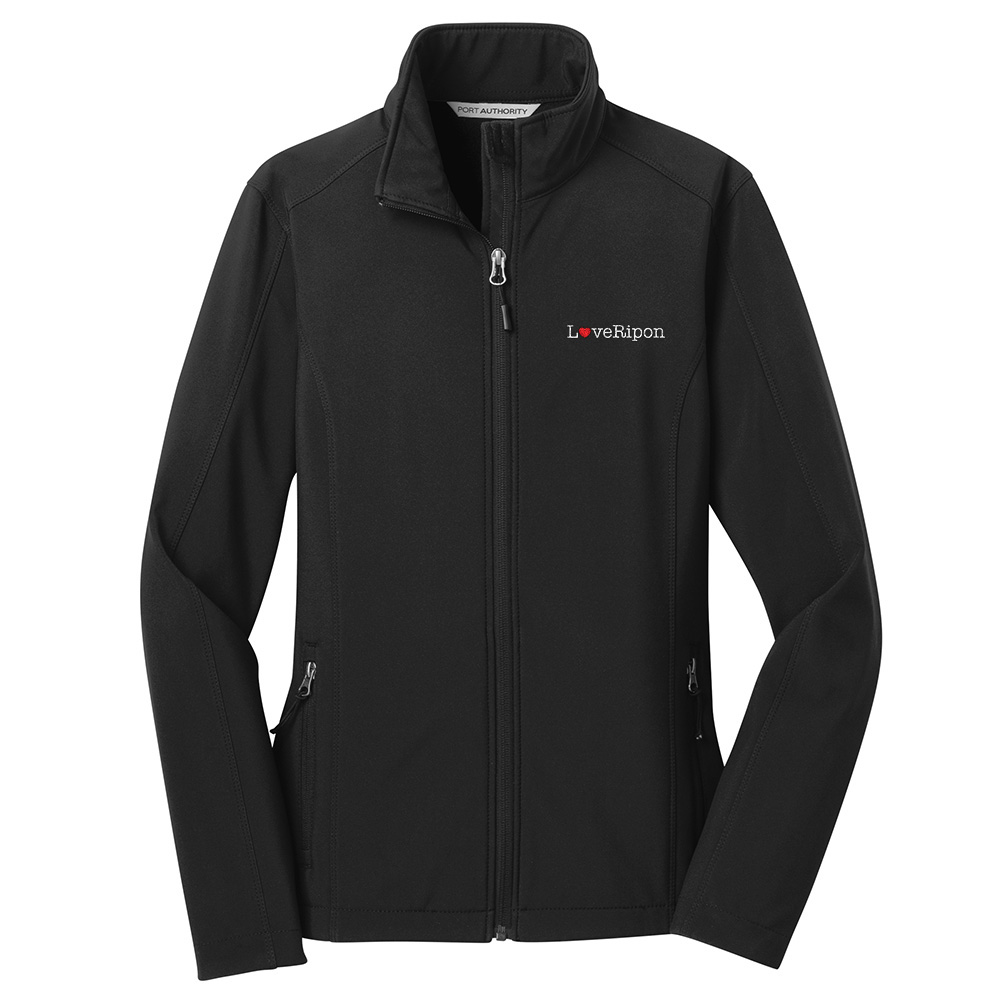 Picture of Love Our Cities Ripon Port Authority Core Soft Shell Jacket - Women's  Black