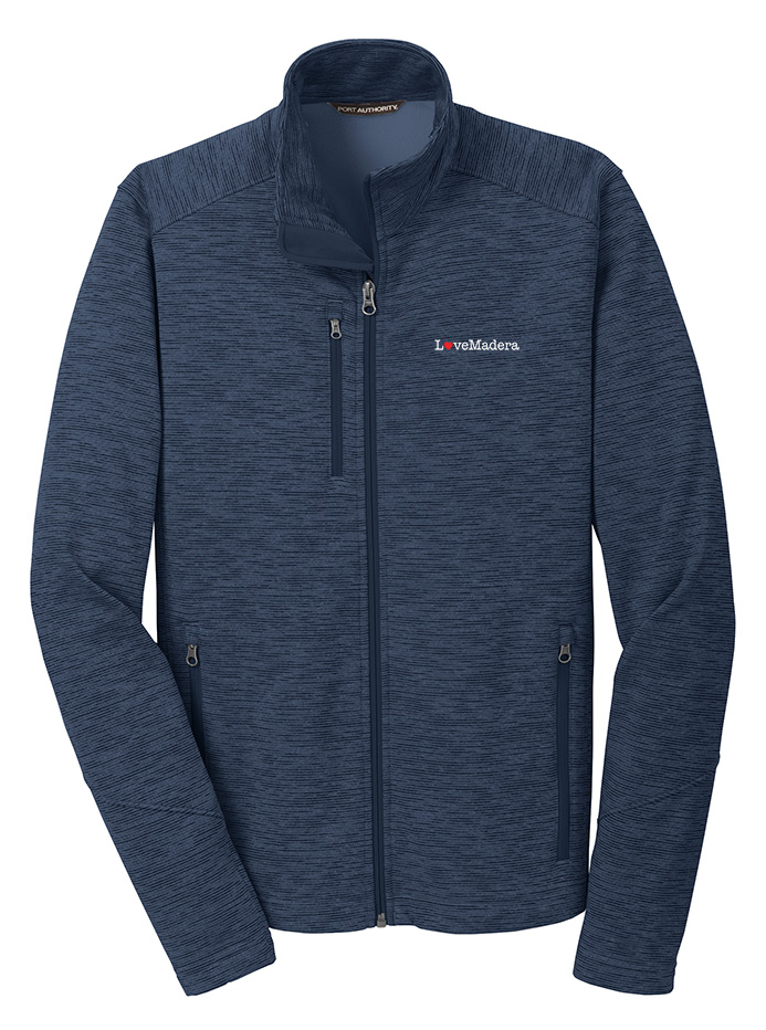Picture of Love Our Cities Madera Port Authority DS Fleece Jacket - Men's  Navy