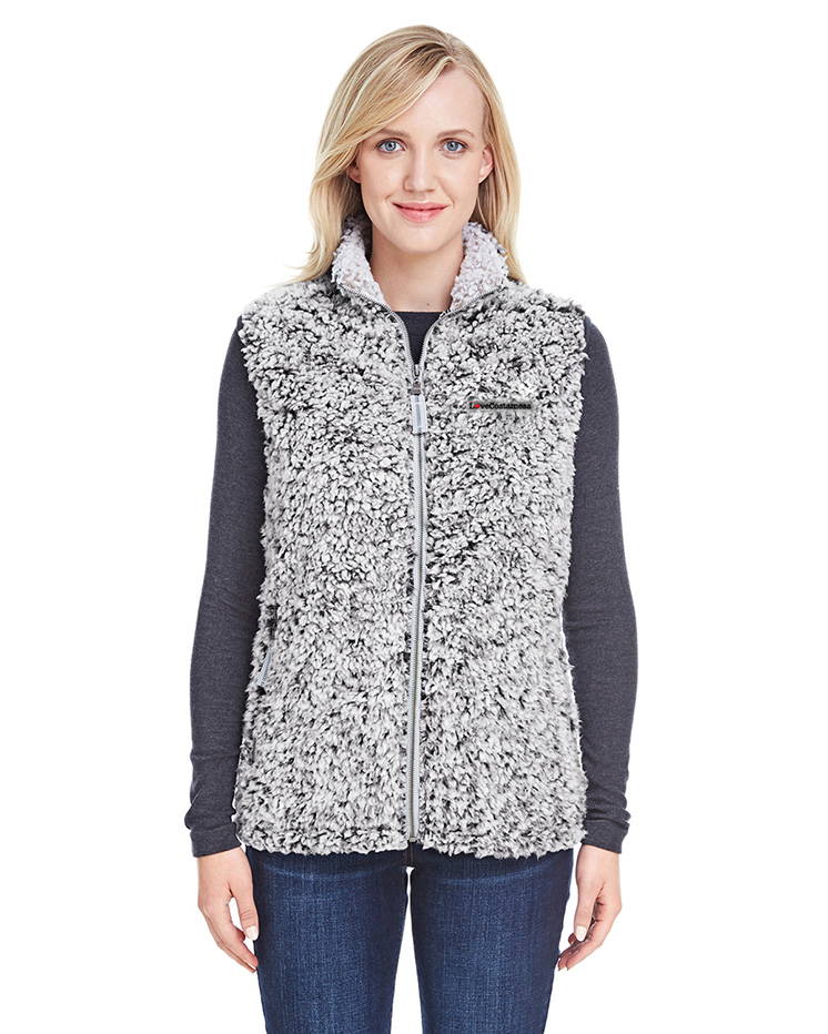 Picture of Love Our Cities Costa Mesa J America Sherpa Vest - Women's  Black