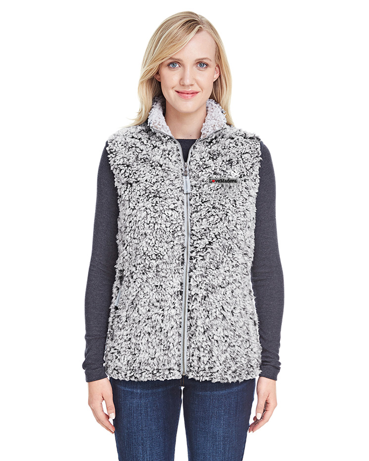 Picture of Love Our Cities Madera J America Sherpa Vest - Women's  Black