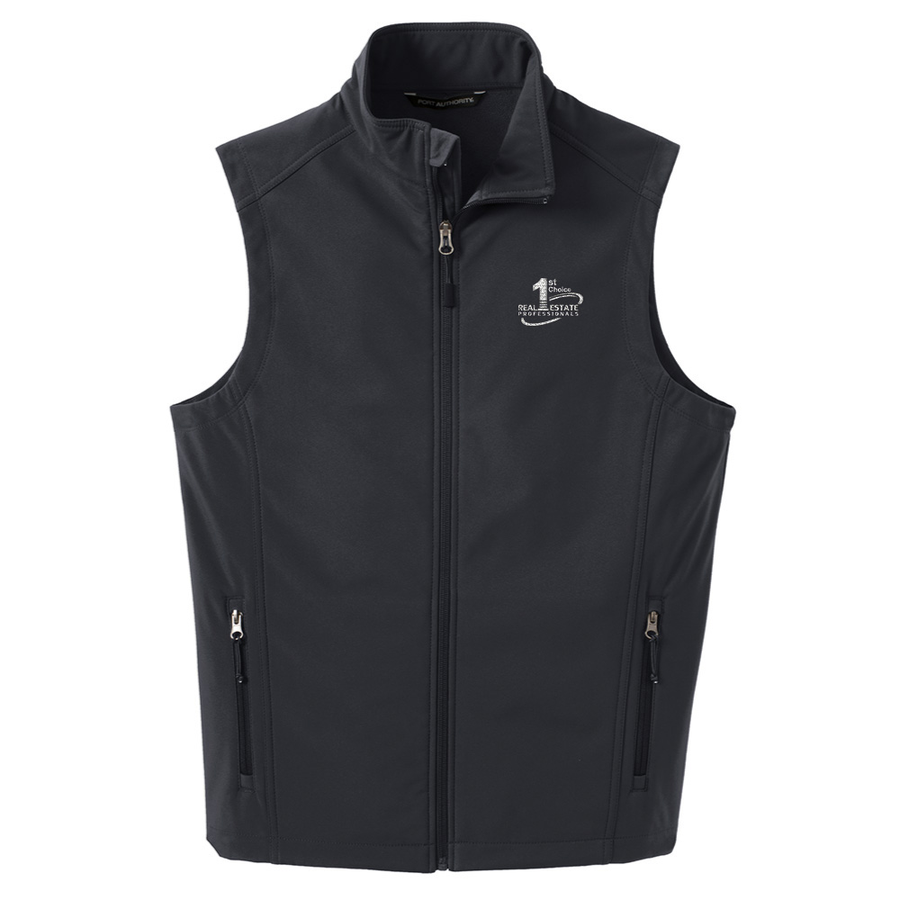 Picture of 1st Choice Real Estate Professionals, Inc. Soft Shell Vest - Men's  Black