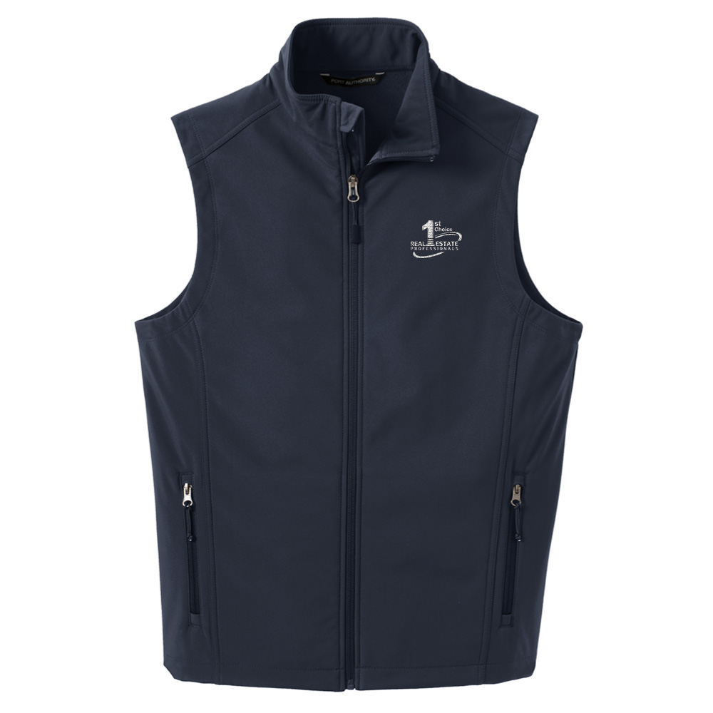 Picture of 1st Choice Real Estate Professionals, Inc. Soft Shell Vest - Men's  Navy