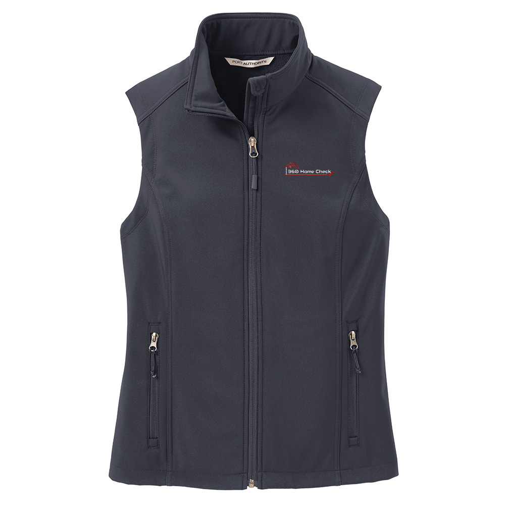 Picture of 360 Home Check Soft Shell Vest - Women's  Charcoal