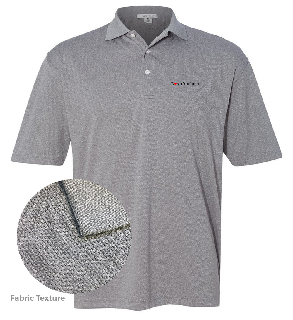 Picture of Love Our Cities Anaheim Moisture Wicking Polo - Men's  Gray 