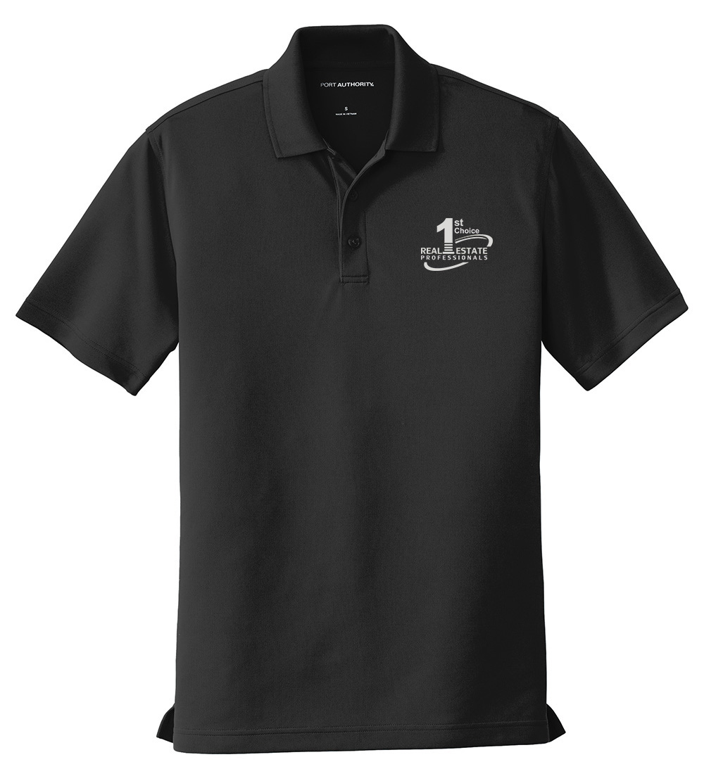 Picture of 1st Choice Real Estate Professionals, Inc. Moisture Wicking Micro Mesh Polo - Men's  Black