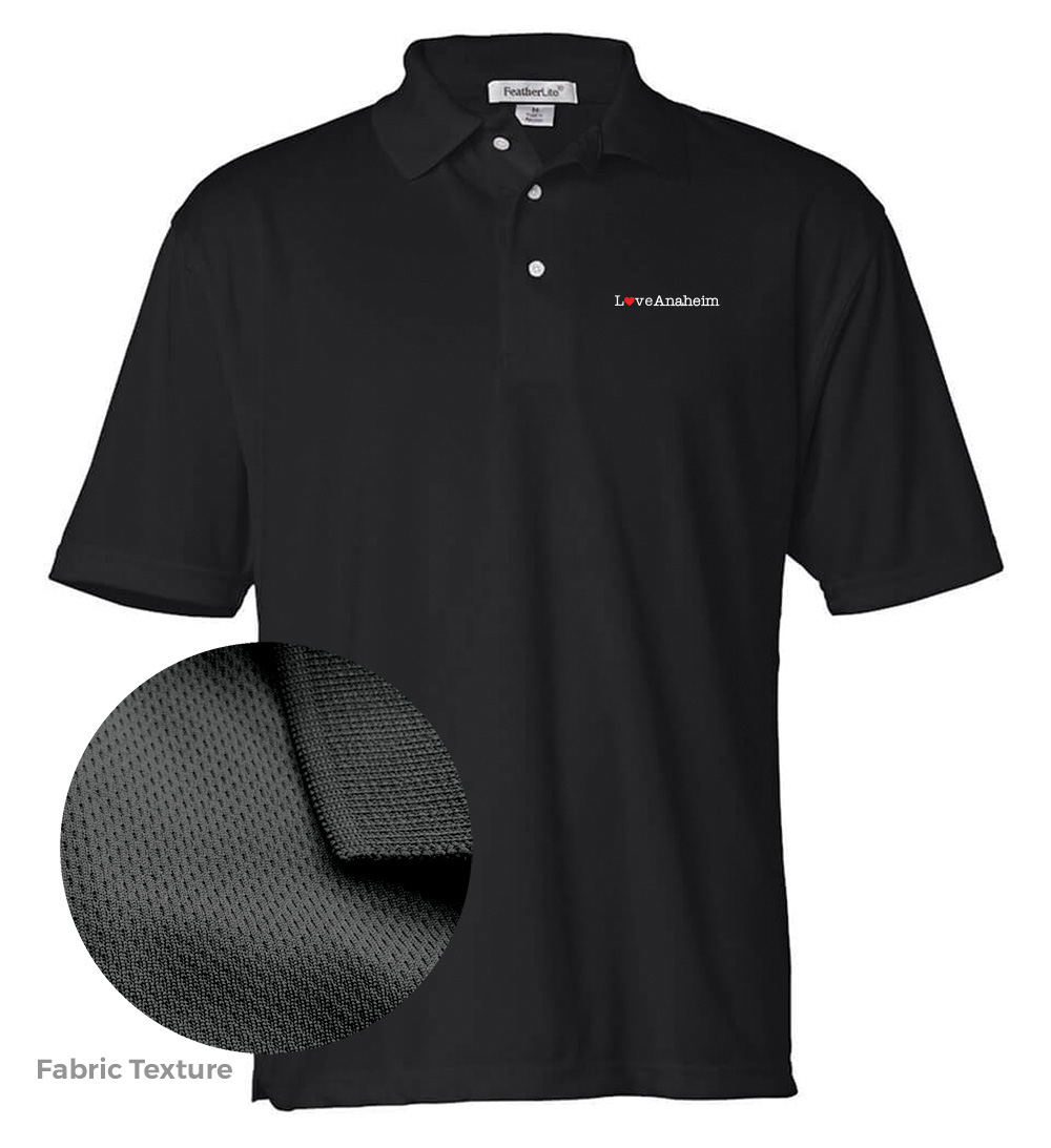 Picture of Love Our Cities Anaheim Moisture Wicking Polo - Men's  Black 