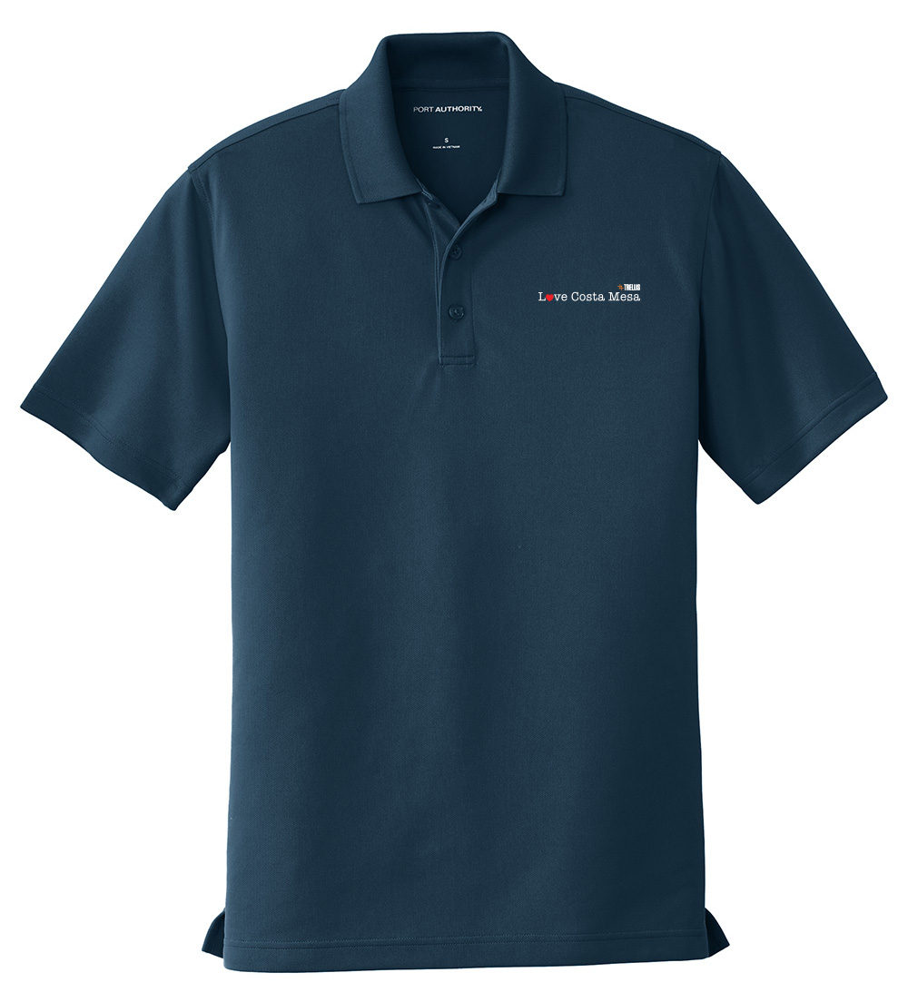 Picture of Love Our Cities Costa Mesa Moisture Wicking Polo - Men's  Navy 