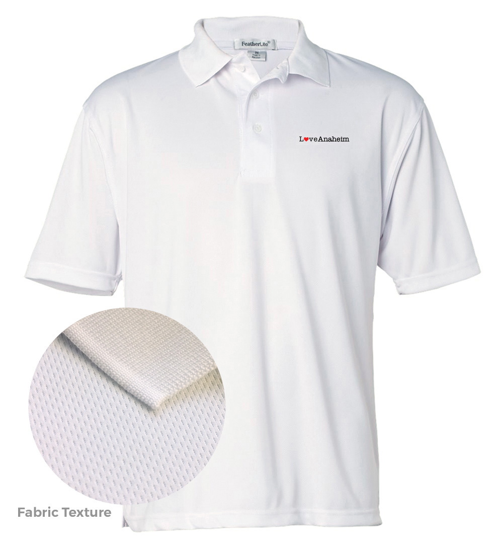 Picture of Love Our Cities Anaheim Moisture Wicking Polo - Men's  White 