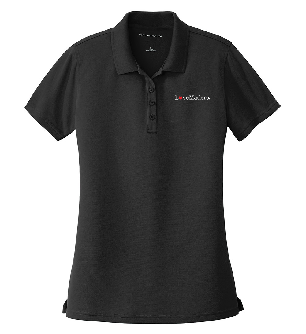 Picture of Love Our Cities Madera Moisture Wicking Polo - Women's  Black 