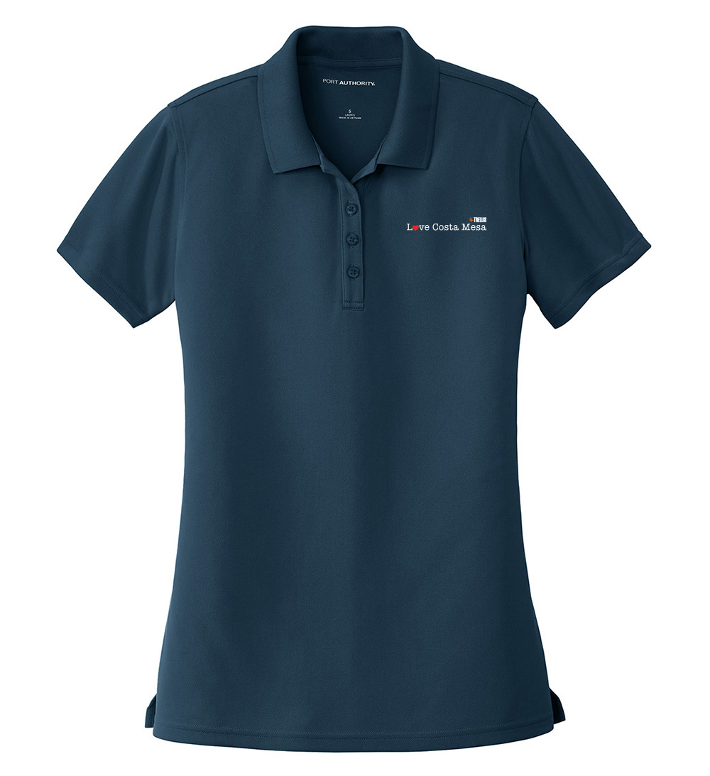Picture of Love Our Cities Costa Mesa Moisture Wicking Polo - Women's  Navy 