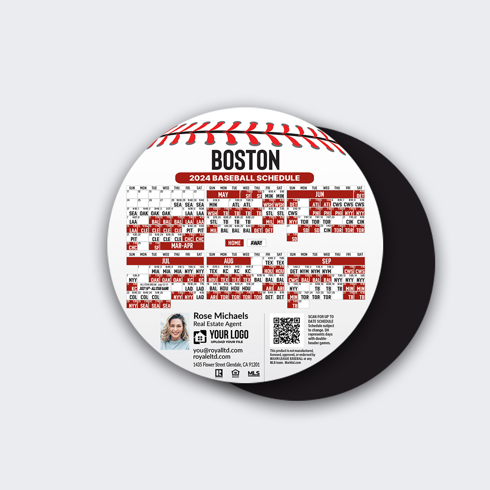 Picture of Circle Shape Magnets - Boston Red Sox