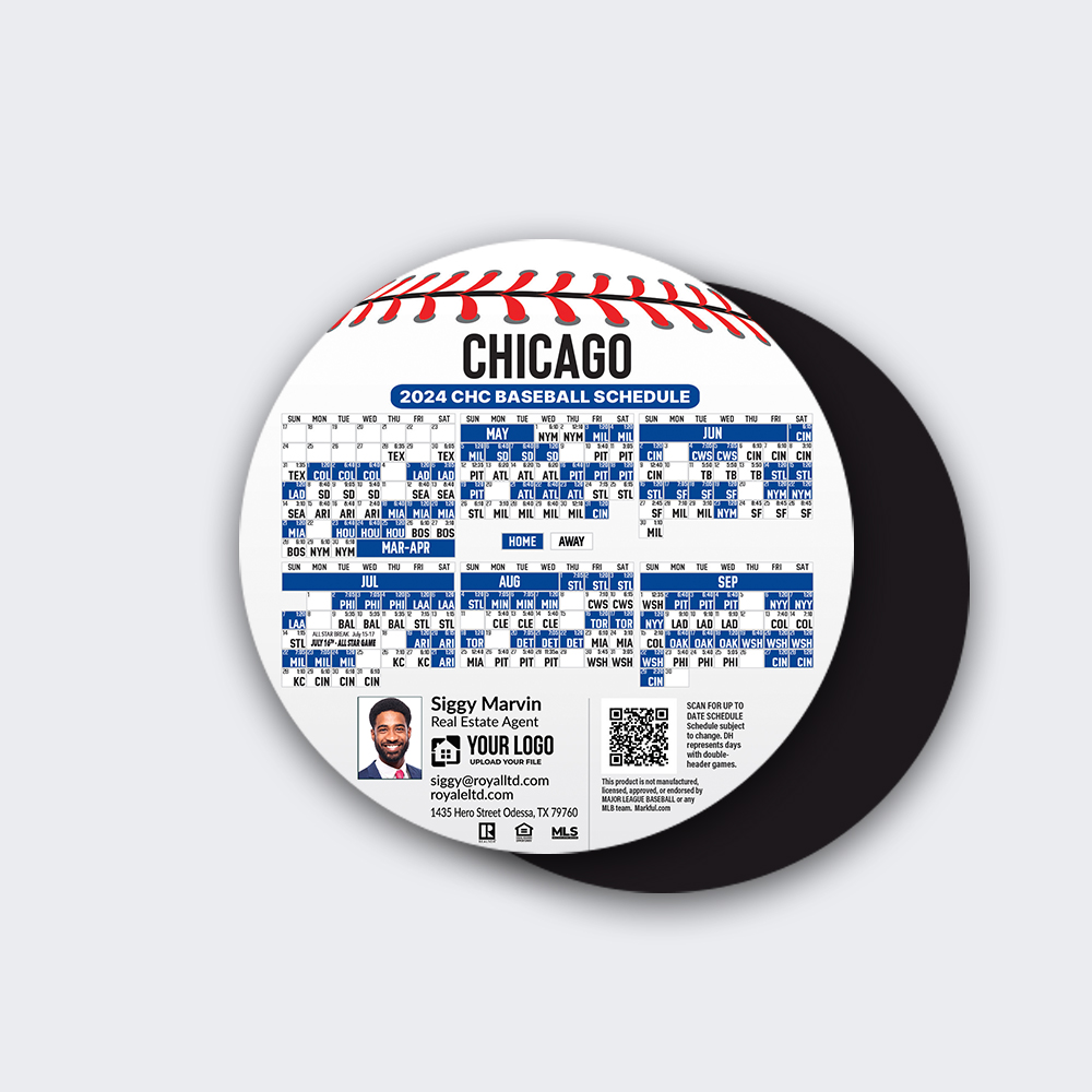 Picture of Circle Shape Magnets - Chicago Cubs