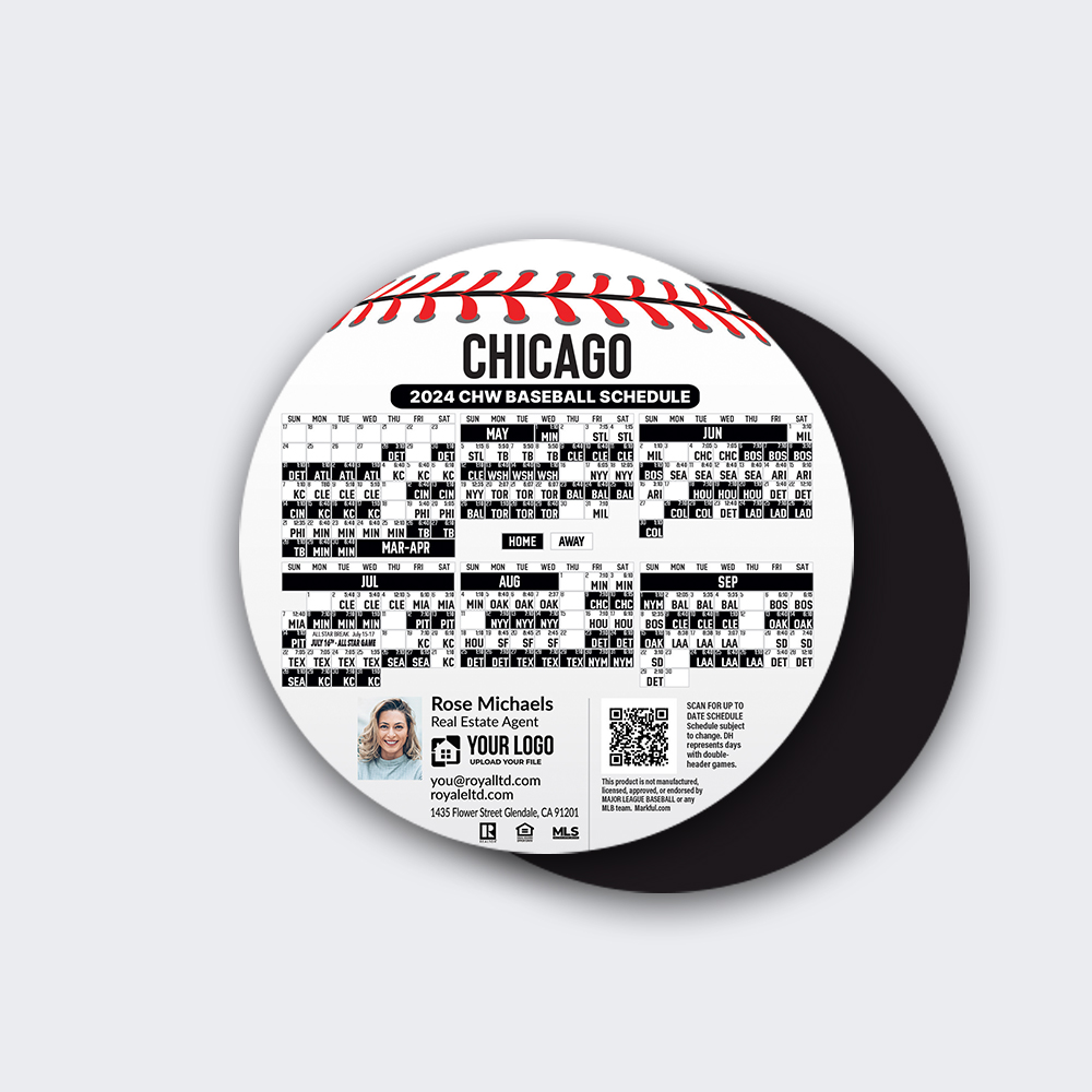 Picture of Circle Shape Magnets - Chicago White Sox